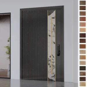 Discover the perfect Entry Door for your home, featuring a solid core wooden construction.