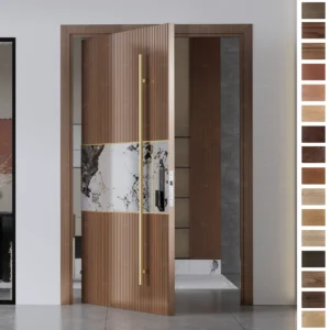 Entry Door expertly crafted with solid core timber composite.