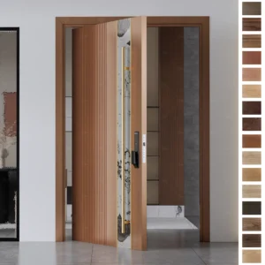 Entry Door made from high-quality solid wood.