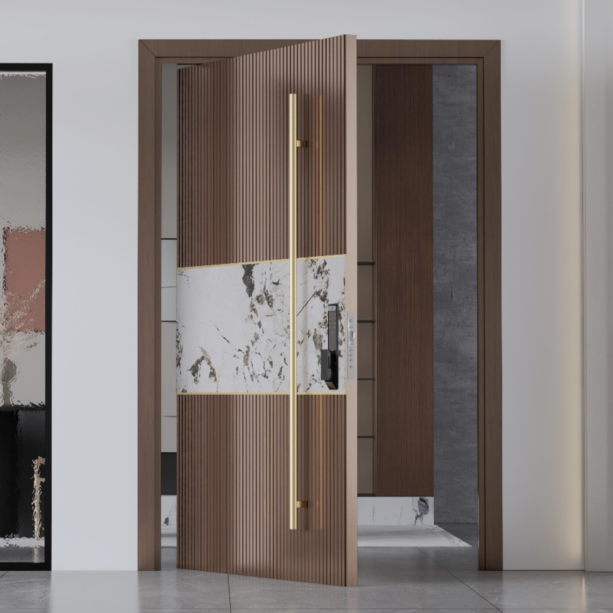 Premium entry door materials ensure long-lasting performance.