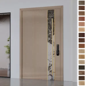 Upgrade your villa with Yohome’s oversize solid wood pivot entry doors.