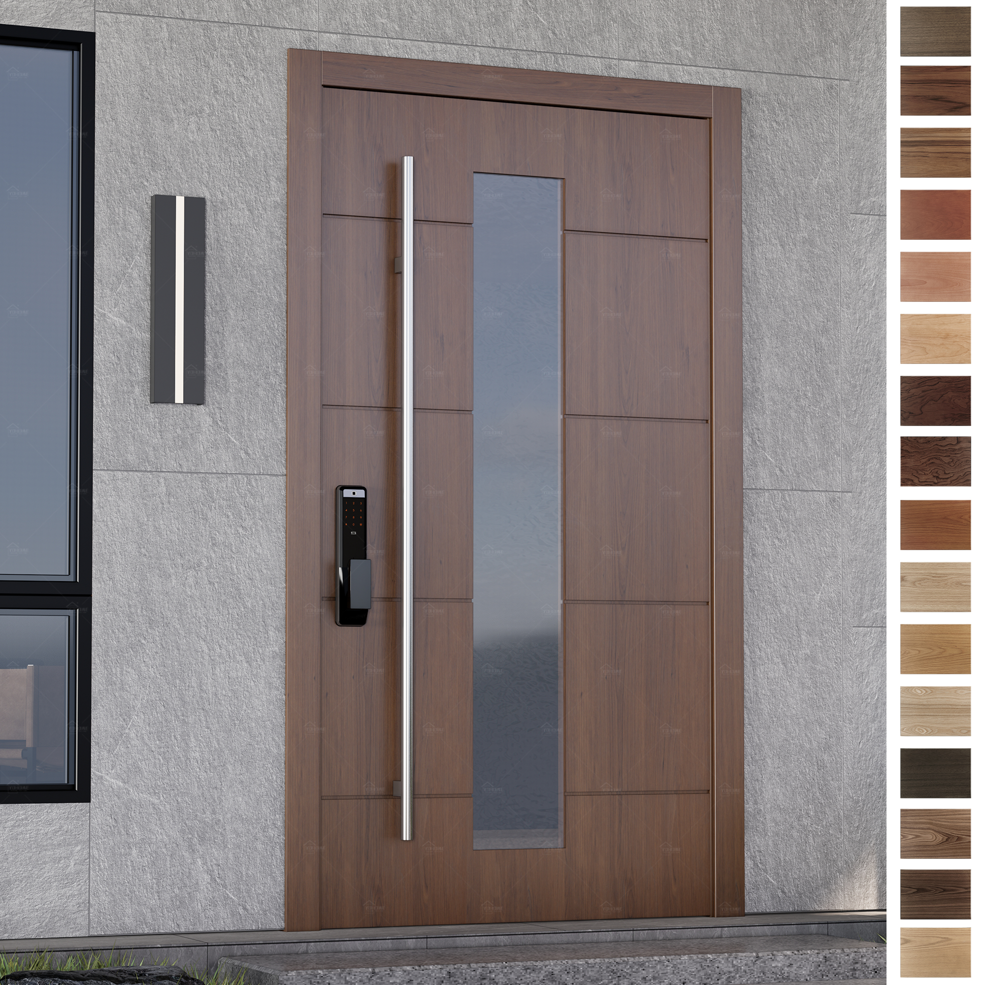 Upgrade your home with our solid wood Entry Door.