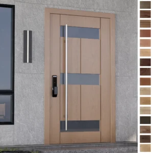 Entry Door crafted for exterior use—perfect for New Zealand vacation villages.