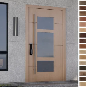 Entry Door 36x80 made of solid wood.