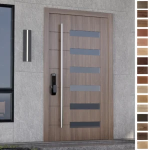 Entry Door featuring best wood craftsmanship and anti-theft security.