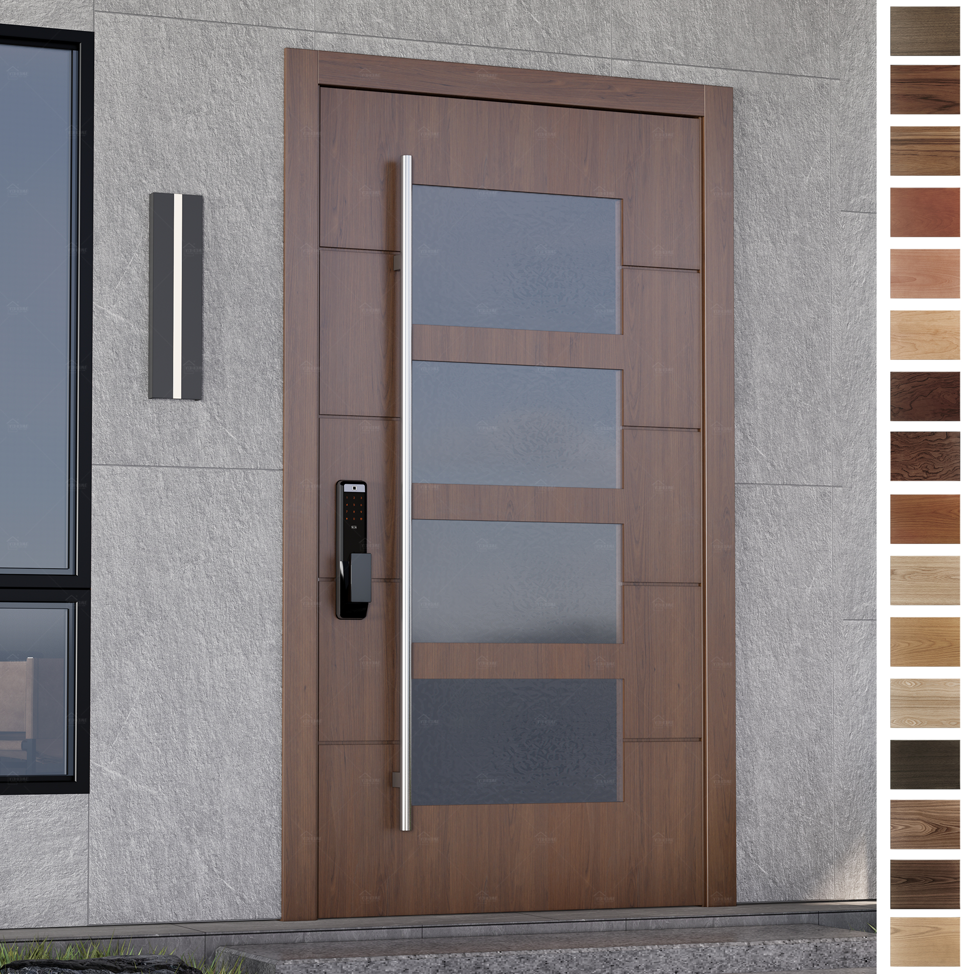 Upgrade your home with a modern Entry Door.