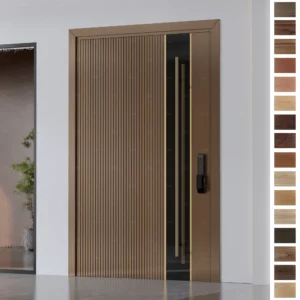 Entry Door custom-made in French style for modern villas.