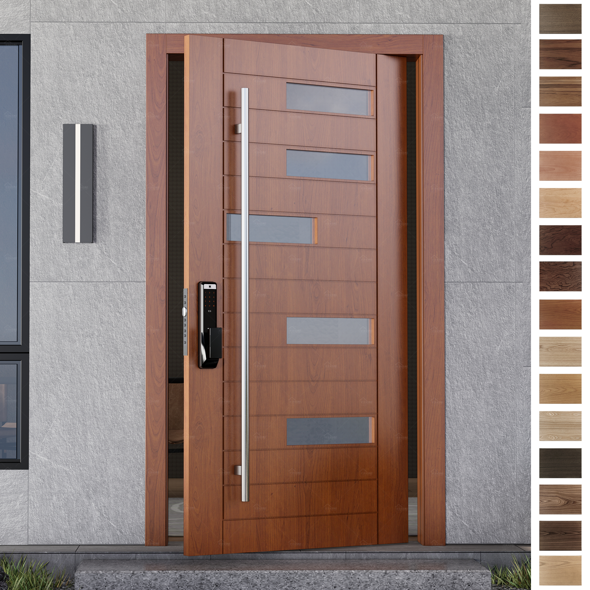 Entry Door with timeless Italian craftsmanship.
