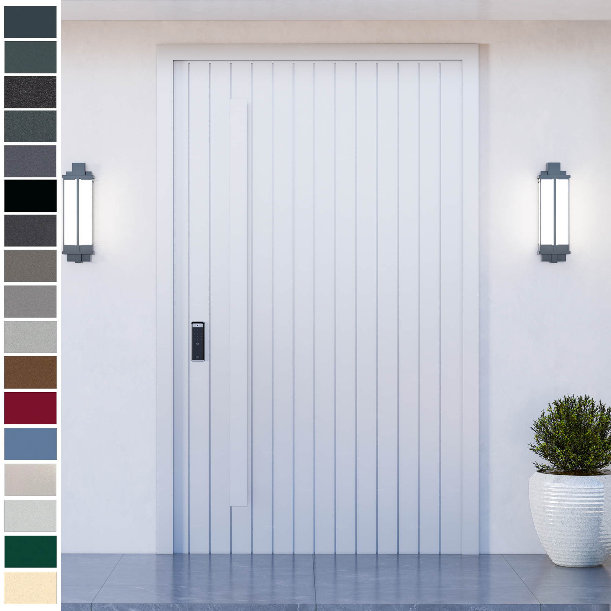 Entry Door built with premium aluminum for modern homes.