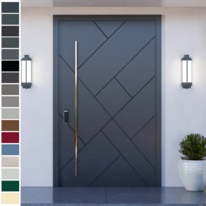 Entry Door that blends French elegance and smart technology.