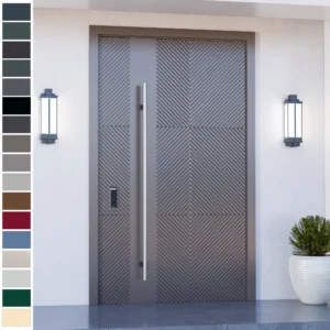 Entry Door solutions in premium cast aluminum for U.S. luxury villas.