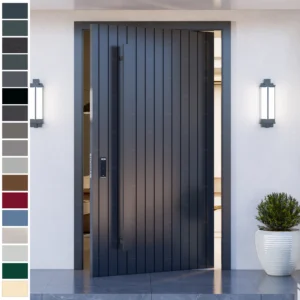 Entry Door crafted from premium cast aluminum, perfect for villas.