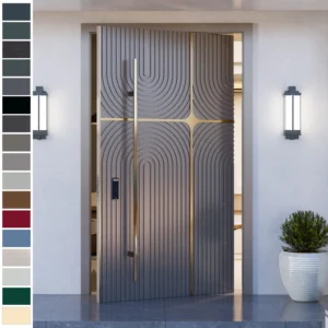 Entry Door designed for modern Mexican villas.