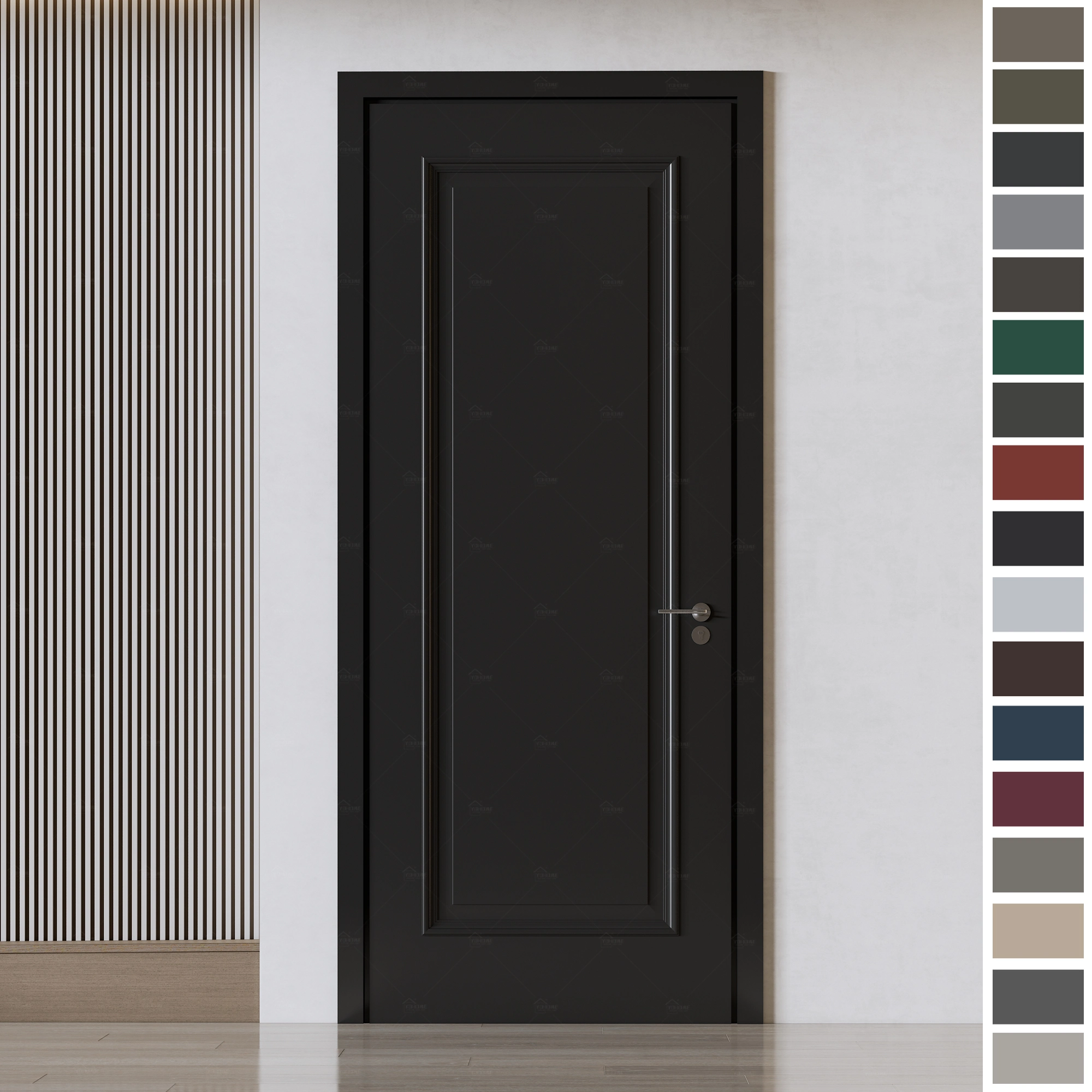 Discover elegant Interior Door designs with luxury painted wood.