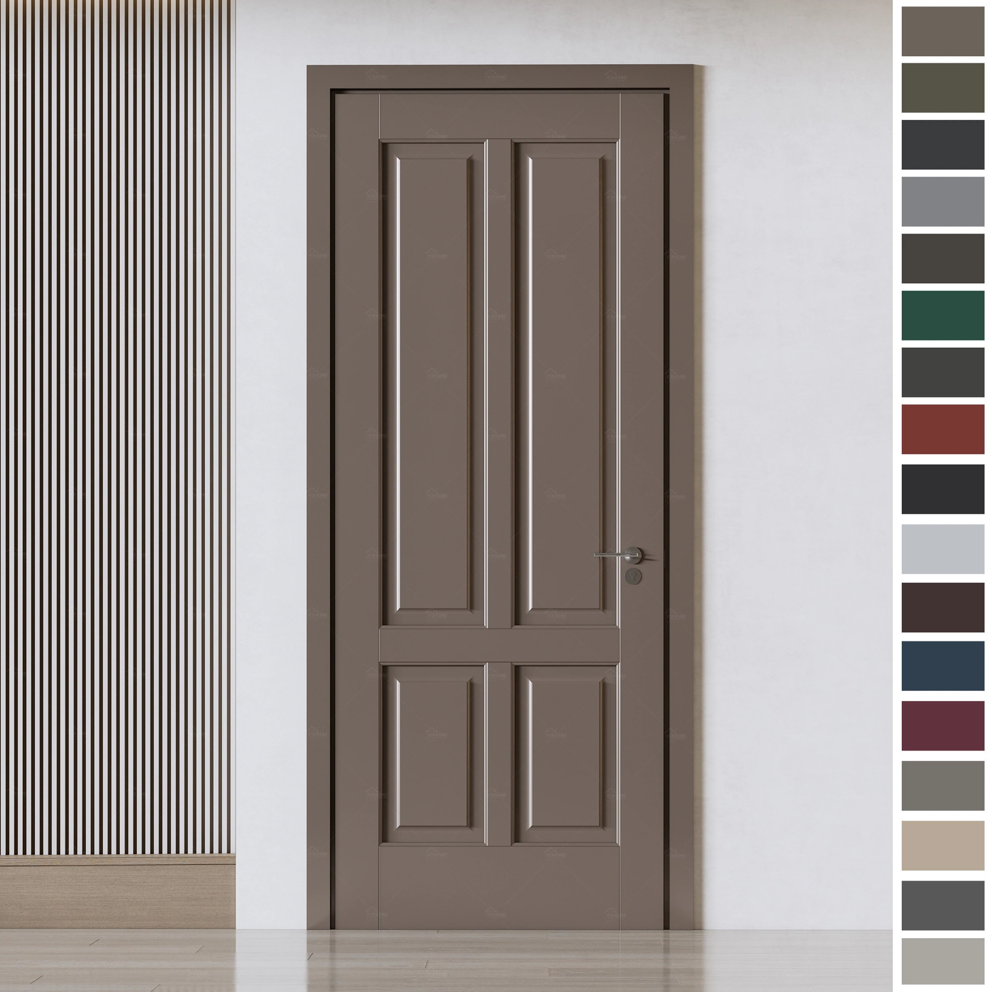 Yohome Interior Door offers modern style for bedrooms.