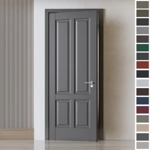 Interior Door in American-style timber built for modern Canada and Mexico homes.