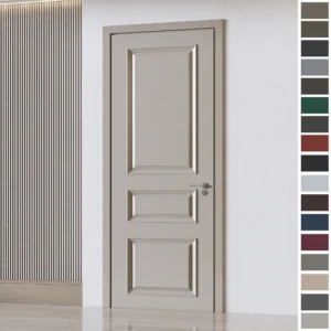 Interior Door crafted from solid walnut wood, soundproof and stylish.