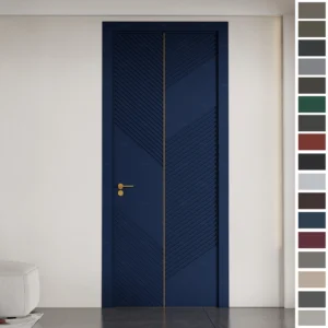 China top factory offers high quality wood Interior Door for villas.