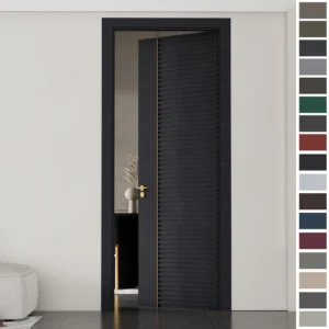 Eco-friendly Interior Door built with solid core stability and prehung structure.
