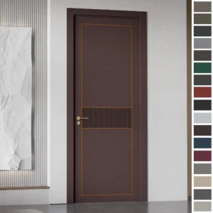Luxury Interior Door made of solid wood with painted finish.