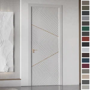 Interior Door designed for modern living, featuring custom wood materials.