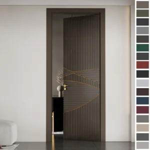 Discover Yohome luxurious brown Interior Door with custom design.