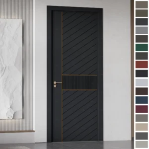 Interior Door made with high quality wood and soundproof structure.