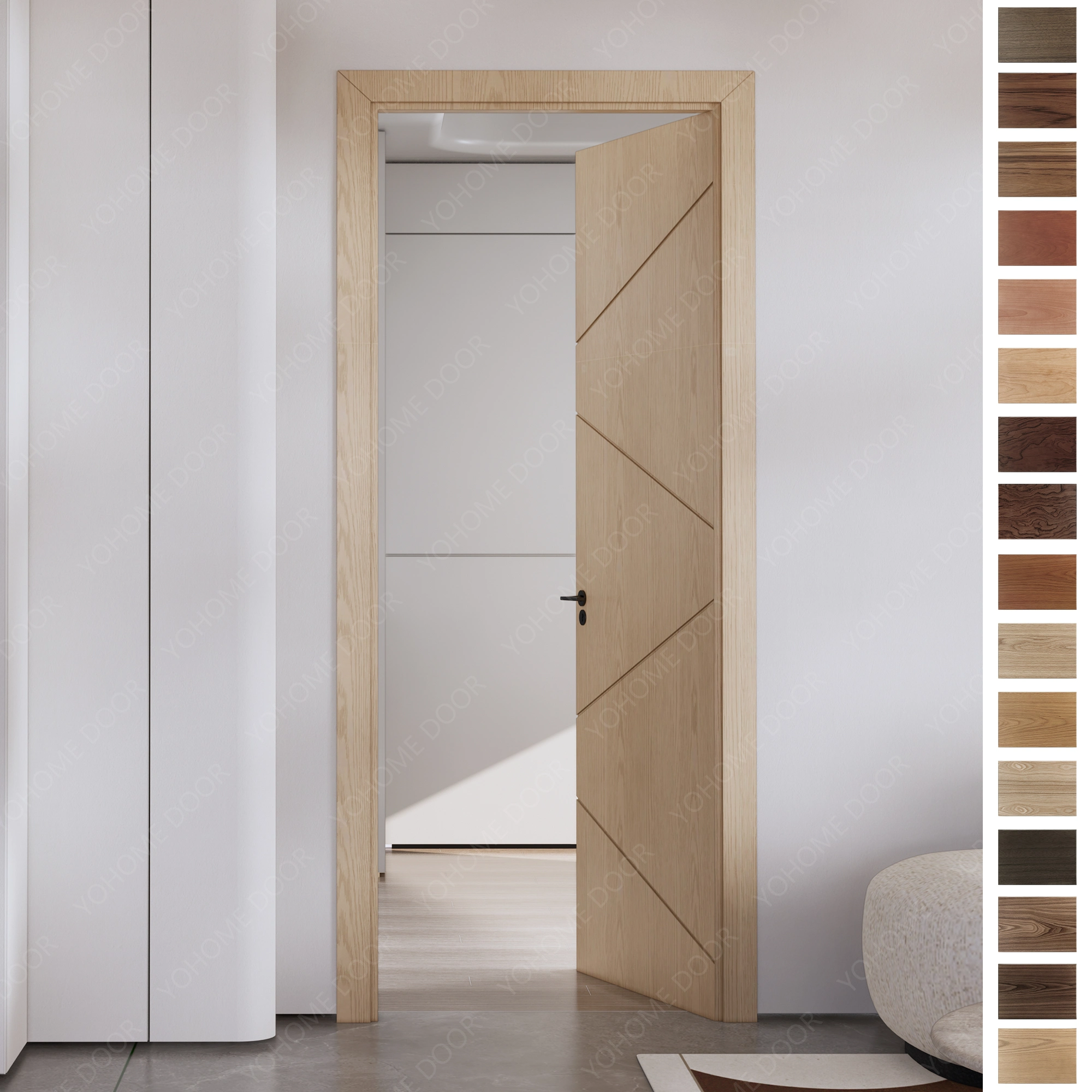 Interior Door crafted from premium HDF wood with acoustic insulation.