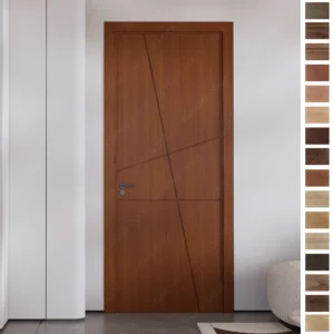 Premium Interior Door featuring American-style veneer, solid wooden core.