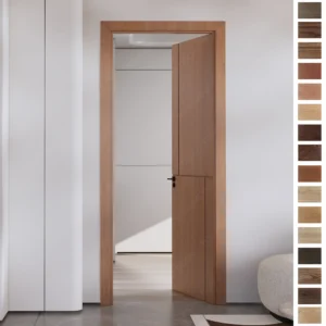 Factory direct Interior Door featuring Italian natural veneer.