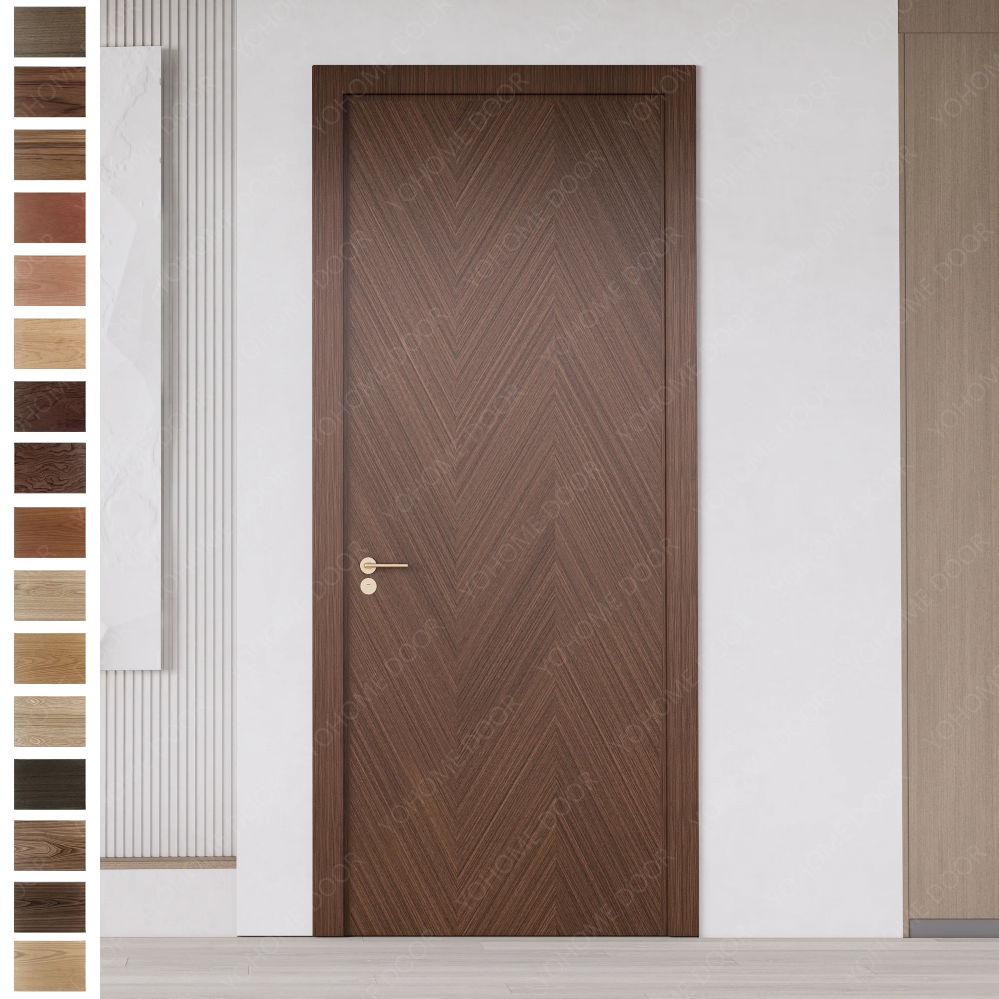 Discover Foshan Yohome custom modern Interior Door solutions for bedrooms.